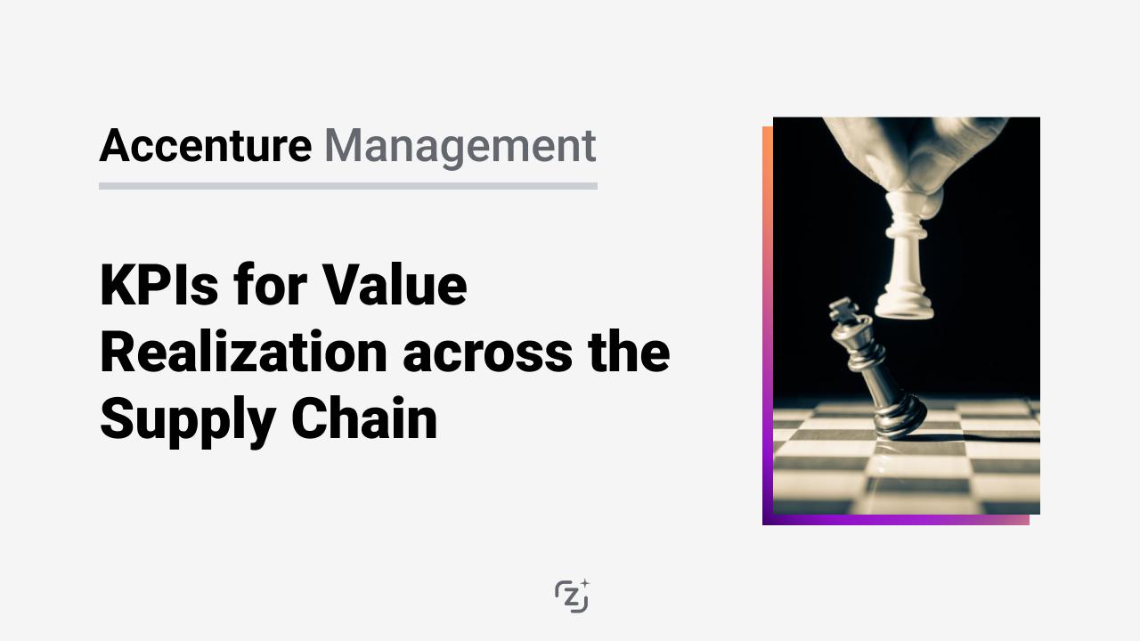 KPIs for Value Realization across the Supply Chain | ZilLearn